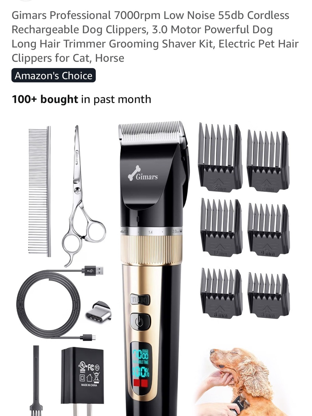 Gimars Pet Clippers